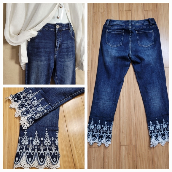 Embellished Jean's/ M / L - Picture 8 of 11